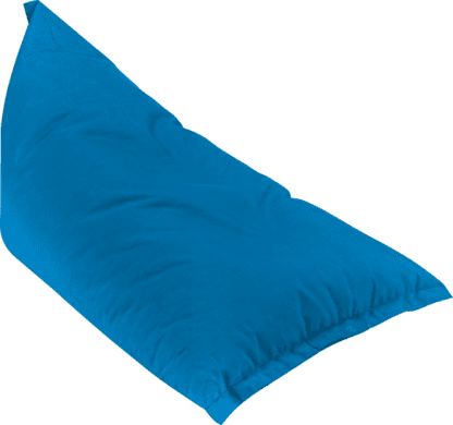 pouf chaise-loungue royal blue